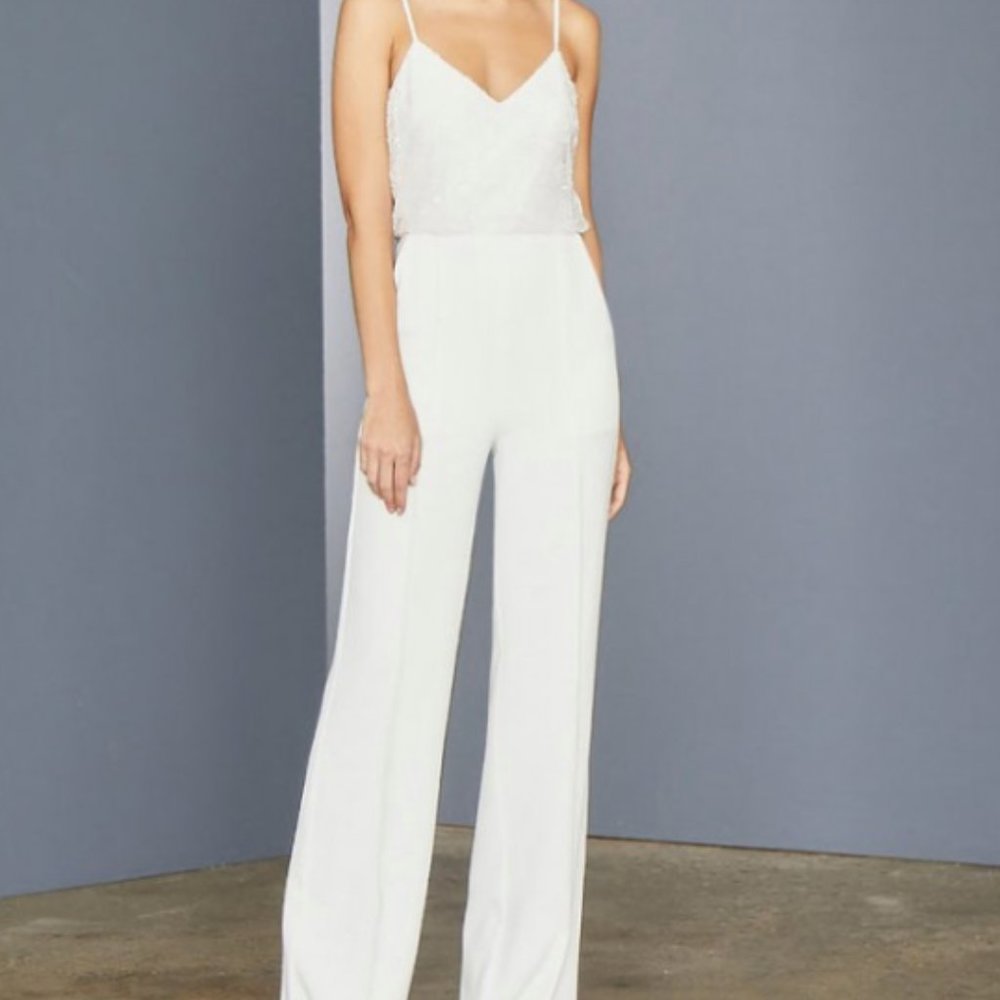 Amsale wedding jumpsuit